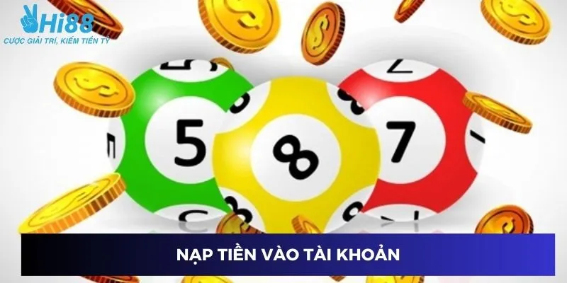 Nạp tiền vào tài khoản