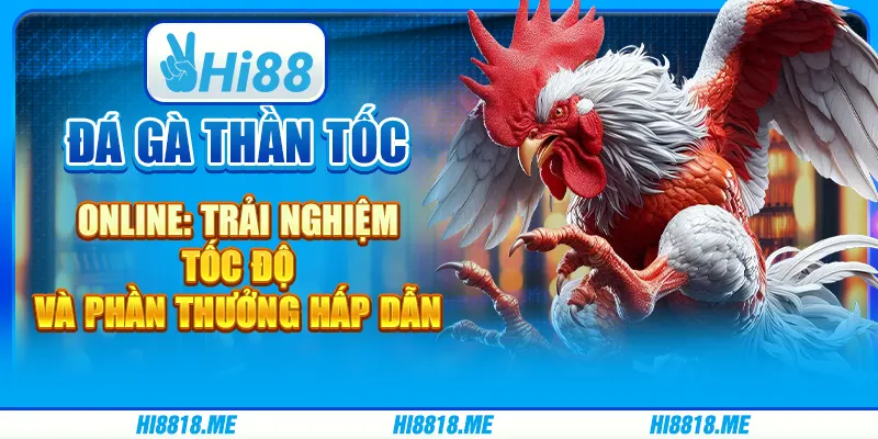Đá gà thần tốc online: trải nghiệm tốc độ và phần thưởng hấp dẫn