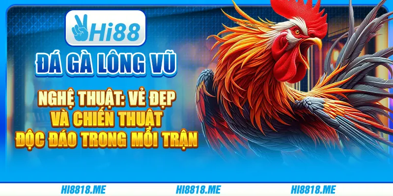 Đá gà lông vũ nghệ thuật: Môn thể thao đầy sắc màu và trí tuệ