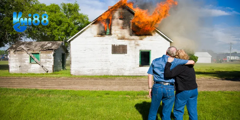 Các điềm báo khi mơ thấy cháy nhà